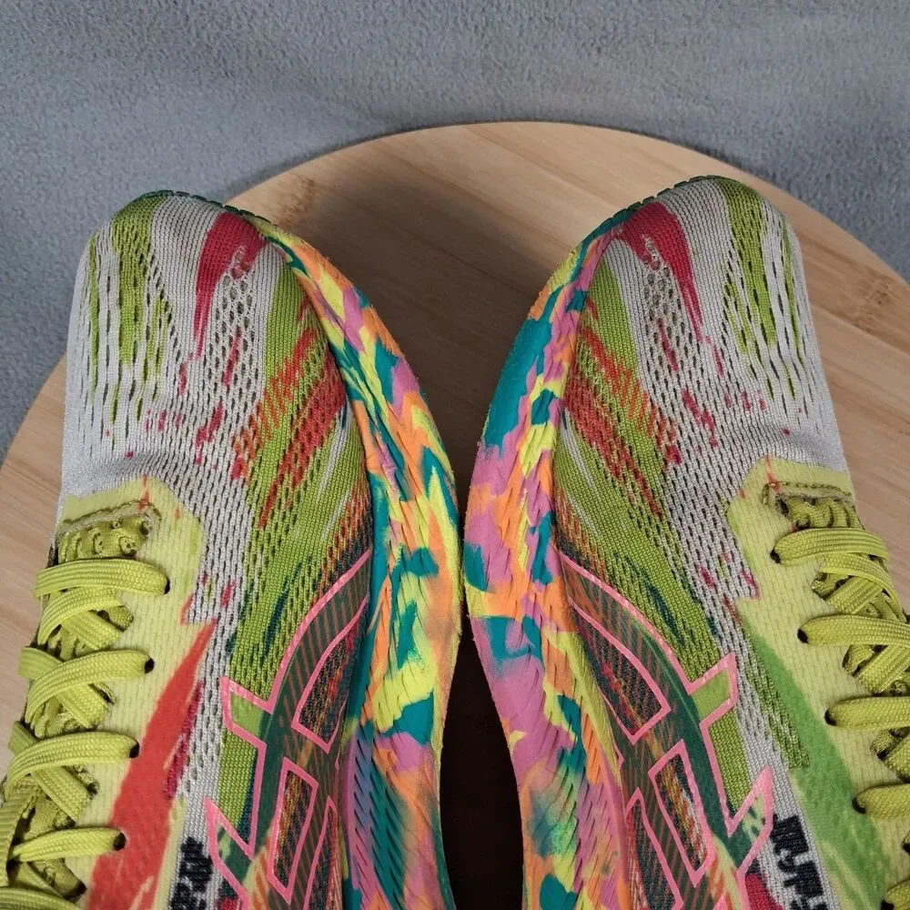Asics Noosa Tri 13 Women's Size 8.5 Yellow Yuzu Pink Running Shoes 1012B010